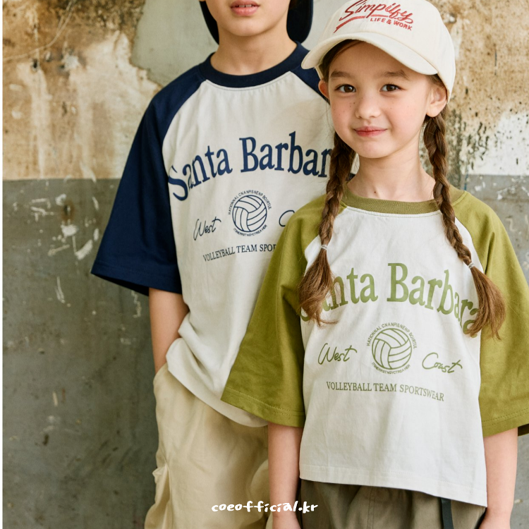 바바라 티셔츠 (2col/kids,junior)